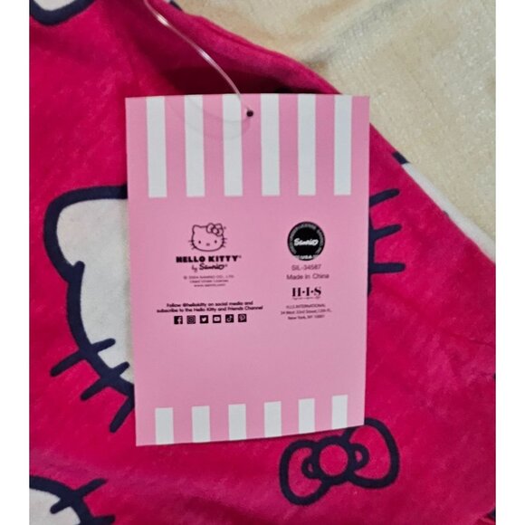 Hello Kitty Girls Pink Long-Sleeve Dress With Ruffled Skirt Size 3T Made By Sanr - Picture 4 of 8